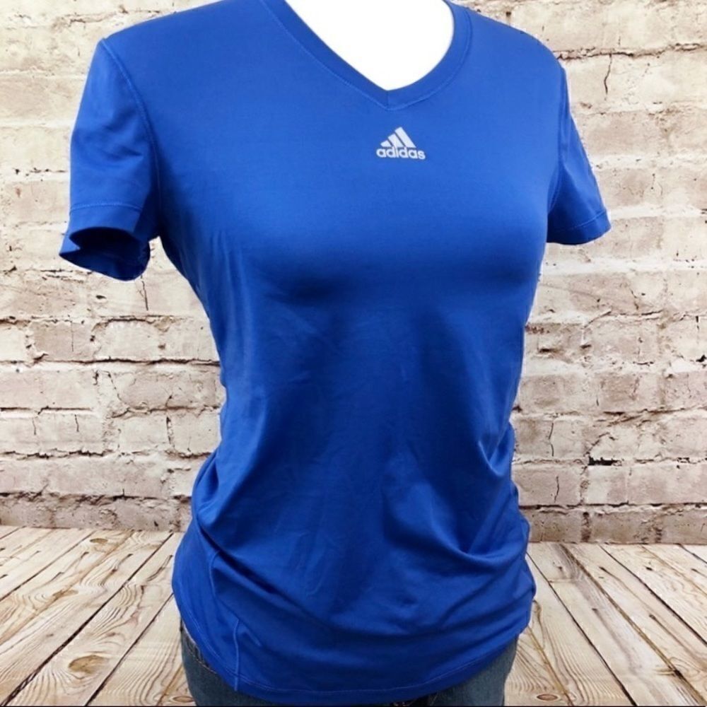 Adidas climalite stretch fitted athletic tee